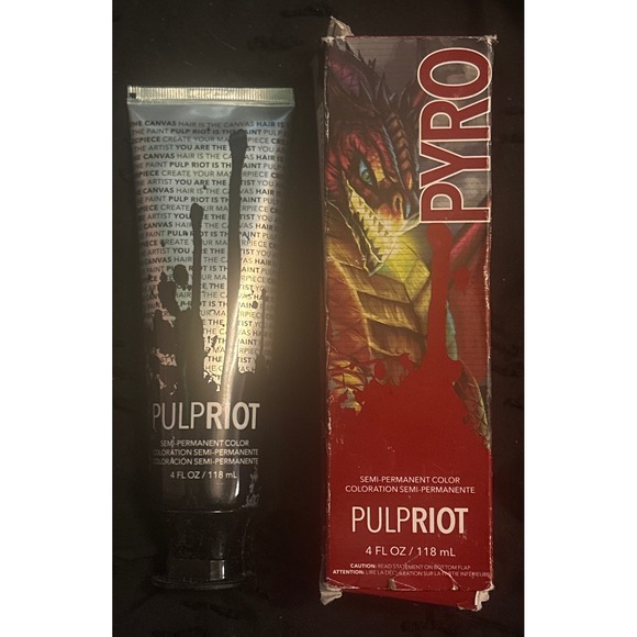 NEW Pulp Riot Semi Permanent Hair Color,‎ Pyro - Picture 2 of 4